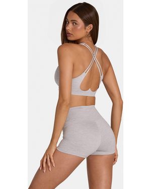 BO+TEE Soft Active Low-Impact Sports Bra - Grey