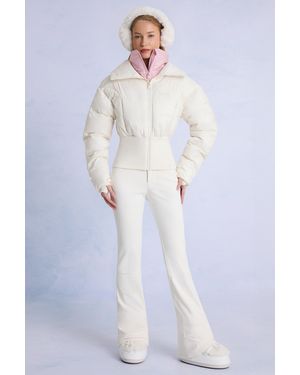 BO+TEE Waterproof Layered Ski Jacket - White