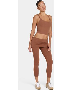 BO+TEE Brushed Jersey Low-Rise Trousers - Multicolour