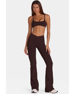 BO+TEE Soft Active Full-Length Leggings - Brown