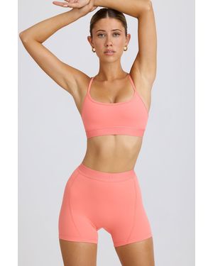 Bo&Tee Soft Active Mini Shorts - Red