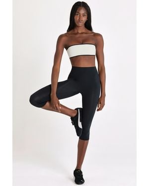 BO+TEE Soft Active Capri Leggings - Black