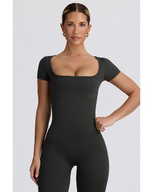 BO+TEE Super Sculpt Seamless T-Shirt - Black