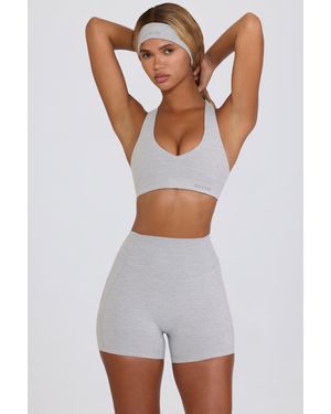 BO+TEE Soft Active Mini Shorts - Grey