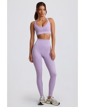 BO+TEE Super Sculpt Seamless High-Waist Leggings - Purple