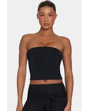 BO+TEE Buttercloud Tube Top - Black