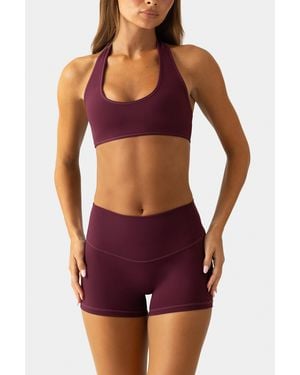 BO+TEE Soft Active Mini Shorts - Purple