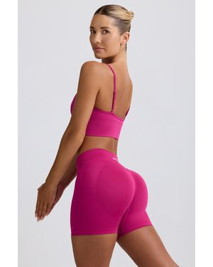 BO+TEE Define Luxe Mini Shorts - Purple
