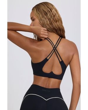 BO+TEE Soft Active Low-Impact Sports Bra - Black