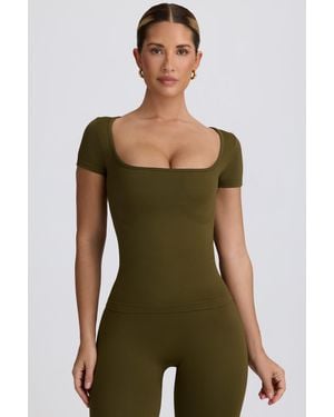 BO+TEE Super Sculpt Seamless T-Shirt - Green
