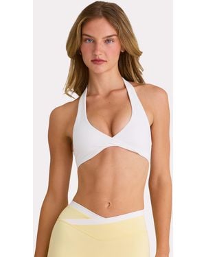 BO+TEE Soft Active Sports Bra - White
