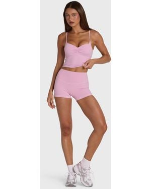 BO+TEE Soft Active Mini Shorts - Pink