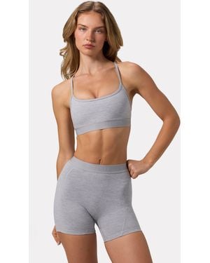 BO+TEE Soft Active Mini Shorts - Grey