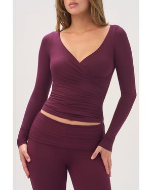 BO+TEE Buttercloud Long-Sleeve Top - Purple