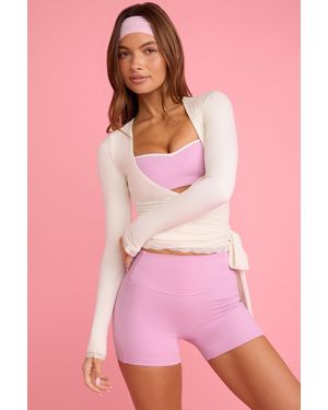 BO+TEE Soft Active Mini Shorts - Pink