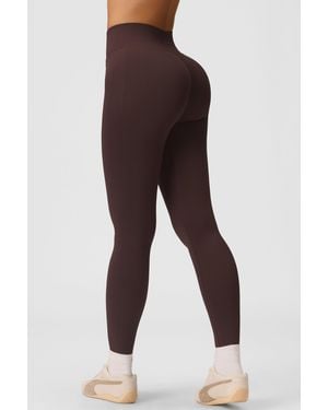 BO+TEE Seamless Full-Length Leggings - Brown