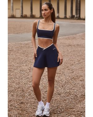 BO+TEE Soft Active Crossover Mini Skort - Blue