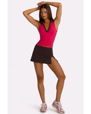 BO+TEE Soft Active Mini Skort - Brown