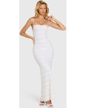 Oh Polly Lace Mini Dress - White