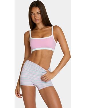 BO+TEE Soft Active Reversible Sports Bra - Multicolour