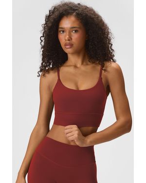 BO+TEE Soft Active High-Impact Sports Bra - Red