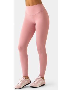 BO+TEE Soft Active Full-Length Leggings - Pink