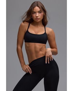 BO+TEE Define Luxe Multiway Open-Back Sports Bra - Black