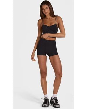 BO+TEE Soft Active Mini Shorts - Black