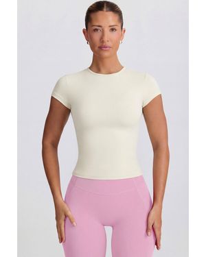 BO+TEE Cut-Out Longline T-Shirt - White