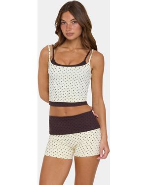 BO+TEE Soft Active Double-Layer Tank Top - Yellow
