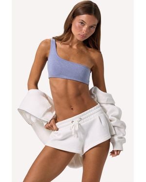 BO+TEE One-Shoulder Sports Bra - Blue