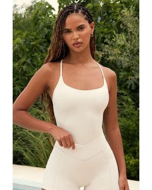 BO+TEE Cut-Out Bodysuit - White