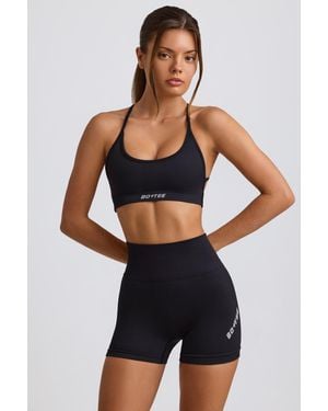 BO+TEE Super Sculpt Seamless Mini Shorts - Black