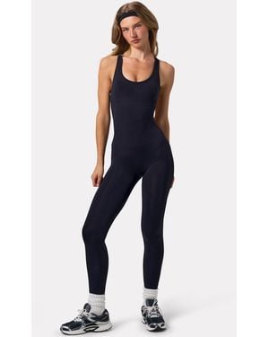 BO+TEE Open Back Define Luxe Unitard - Black