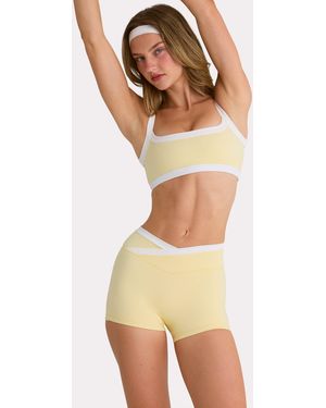 BO+TEE Soft Active Shorts - Yellow