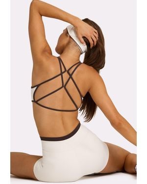 BO+TEE Soft Active Sports Bra - White