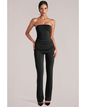 Oh Polly Mid-Rise Fitted Trousers - Black