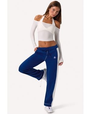 BO+TEE Wide Leg Joggers - Blue