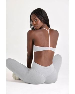 BO+TEE Soft Active Sports Bra - Grey