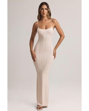 Oh Polly Modal Scoop-Neck Strappy Maxi Dress - Multicolour