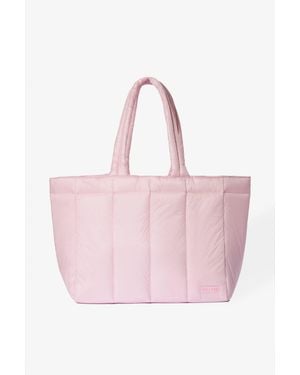 BO+TEE Waterproof Puffer Tote Bag - Pink