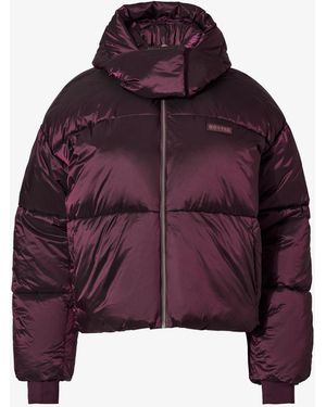 BO+TEE Waterproof Cropped Oversized Ski Jacket - Red
