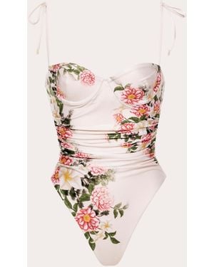 Agua Bendita Rabano Paraíso Bustier One-Piece Elastane/Polyester/Polyamide - Pink