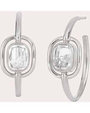 Moritz Glik Diamond & 18K Elo 25 Shaker Hoop Earrings 18K - Natural