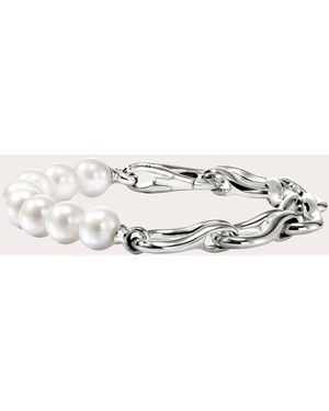 John Hardy Cultured Pearl Surf Bracelet - Natural