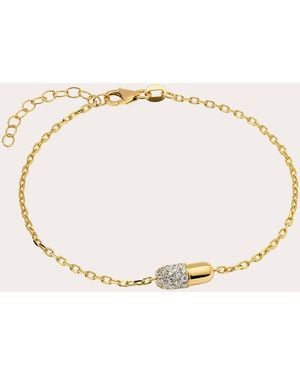 Elior Diamond & 18K Medium Pill Bracelet - Natural