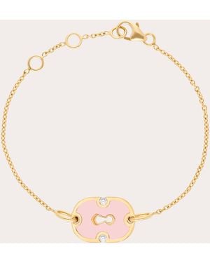 Rouvenat Ceramic & Diamond 18K Unlock Bracelet - Natural