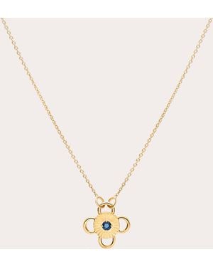 Rouvenat Sapphire & 18K Baby Bolt Pendant Necklace - Natural