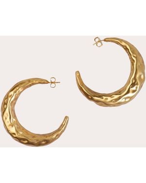 Boheme by Vero Albero Hoop Earrings - Metallic