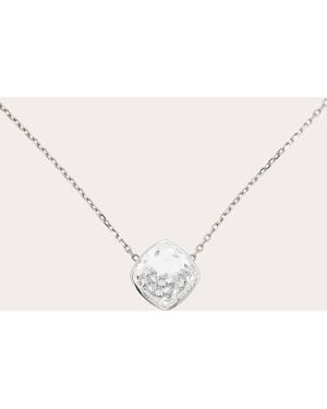 Moritz Glik Diamond & 18K Naipe Shaker Pendant Necklace - Natural